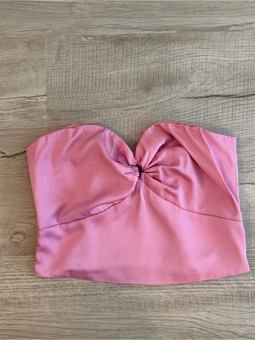 Abercrombie & Fitch Pink Removable Strap Blouse